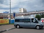 Бесплатный автобус Genser в пункт аренды автомобилей АрендаАвто-вбр на ул.Добролюбова