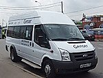 Бесплатный автобус Genser в пункт аренды автомобилей АрендаАвто-вбр на Новорязанском шоссе